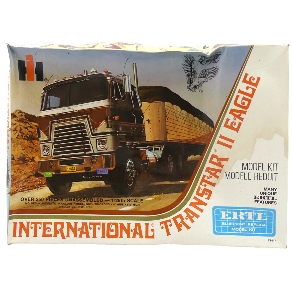ERTL International Transtar II Eagle 1/25 Scale Semi Truck Unassemble Model Kit